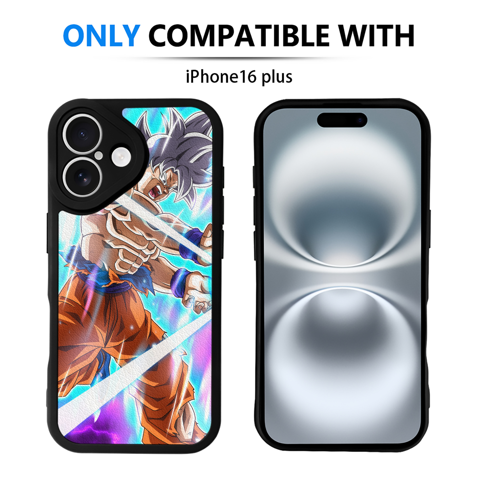 （画像用） ドラゴンボール DRAGON BALL 【iPhone 16シリーズ対応】シリコンスマホケース（レザー調） 材質：シリコン